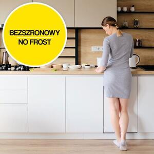 Lodówka MPM-216-CF-26 No Frost 142cm Ciemny inox