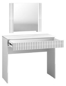 MebleMWM Toaletka z lustrem IGNA 01 | Biały