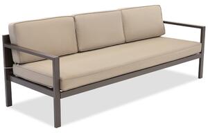 Trzyosobowa sofa ogrodowa Porto Garden Point brązowa