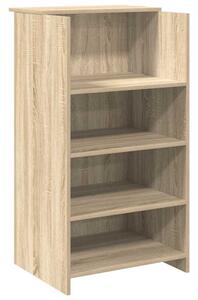 Biurko recepcyjne sonoma oak 55x50x103,5 cm drewno konstrukcyjne