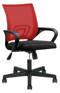 Krzesło biurowe, obrotowe w kilku kolorach-czerwone