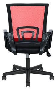 Krzesło biurowe, obrotowe w kilku kolorach-czerwone