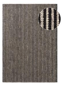 Czarny dywan z juty tkany ręcznie 160x230 cm Harvest Ebony – Elle Decoration