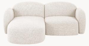 Sofa narożna z szenilu Blair