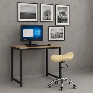 Kremowy regulowany taboret E3-T49