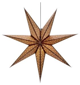 Brązowa dekoracja świetlna ze świątecznym motywem ø 45 cm Glitter – Markslöjd