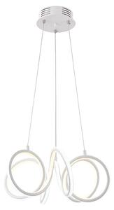 Biała spiralna lampa wisząca LED - S006-Uvex