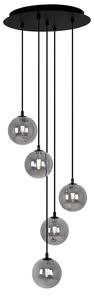 Lampa z wiszącymi beżowymi kulamo K9-T50