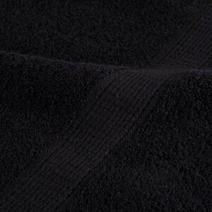Ręcznik gościnny solund 25 szt. czarny 80 x 200 cm bawełna