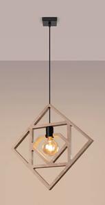 Drewniana skandynawska lampa wisząca K1-E66