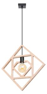 Drewniana skandynawska lampa wisząca K1-E66