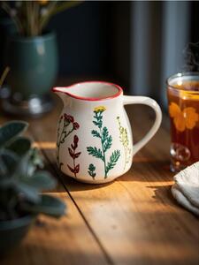 Sinsay - Ceramiczny dzbanek z motywem kwiatowym - wielobarwny