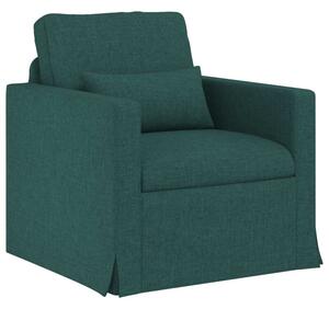 Nowoczesna sofa moduÅowa w ciemnej zieleni z metalowÄ ramÄ