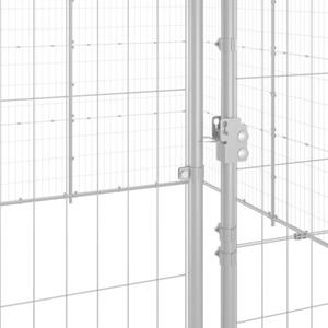 Kojec zewnętrzny dla psa, stal galwanizowana, 24,2 m²