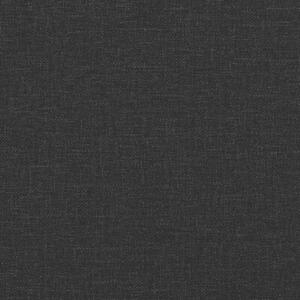 RozkÅadana sofa jednoosobowa czarny 90 x 165 x 87 cm tkanina