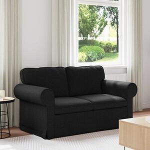 Moderna czarna kanapa moduÅowa w minimalistycznym stylu