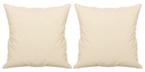 Sofa 3-osobowa z poduszkami, beÅ¼owa, 180 cm, mikrofibra