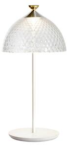 Lampa Stołowa Kartell, biały, sypialnia, aluminium