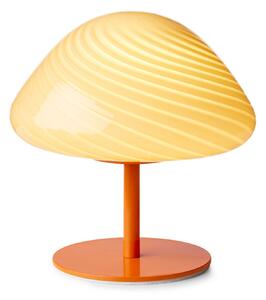 Lampa Stołowa Halo Design, pomarańczowy, salon, szkło