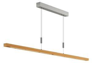 Lampa Wisząca Quitani, Nora, ściemnialny, drewniany, salon, drewno, nowoczesny
