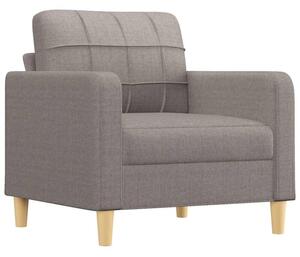 Fotel, taupe, 60 cm, obity tkaninÄ
