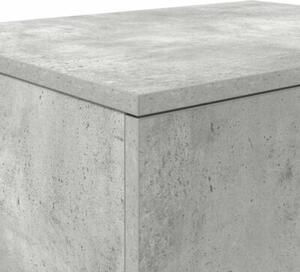 Szafka do przechowywania 2 szt. betonowy szary 118 x 41 x 40 cm