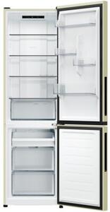 Lodówka CANDY CNCQ2T518EC No Frost beżowa o szerokości 55cm