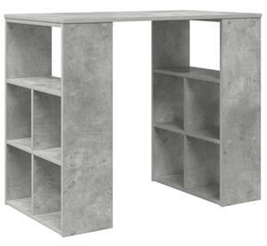 Biurko betonowy szary 90 x 50 x 75 cm materiaÅ drewnopochodny
