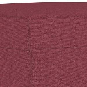 Sofa 3-osobowa z podnÃ³Å¼kiem winna czerwieÅ 180 cm, tkaninÄ