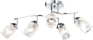 Zdobiony szklany żyrandol 5-punktowy L7-Z77