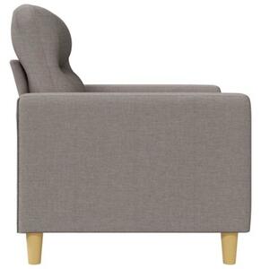 Sofa 3-osobowa, kolor taupe, 180 cm, tapicerowana tkaninÄ