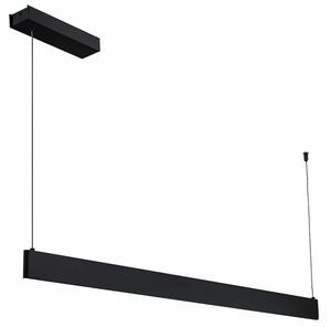 Czarna podłużna lampa wisząca A4-L08