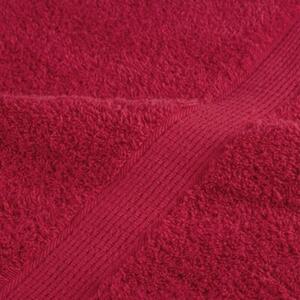 Ręczniki premium solund, 4 szt., czerwone, 80x200 cm, 600 g/cm²