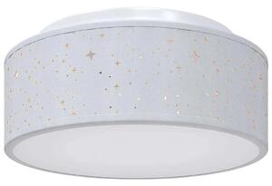Szara lampa sufitowa materiałowa P7-P49