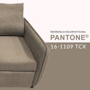 Sofa wypoczynkowa kanapa rozkładana do spania s106 lotus velvet taupe