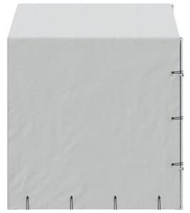 Kojec dla psa, z dachem, srebrny, 2x2x2,5 m, stal galwanizowana