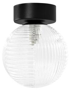 Ryflowana sufitowa lampa transparentna P0-L66