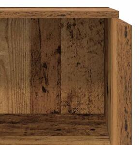 Biurko recepcyjne stare drewno 55x50x103,5 cm drewno klejone