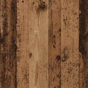 Biurko recepcyjne stare drewno 100x50x103,5 cm drewno klejone