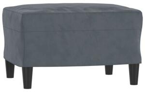 Sofa 3-osobowa z podnÃ³Å¼kiem, ciemnoszary, 180 cm, aksamit