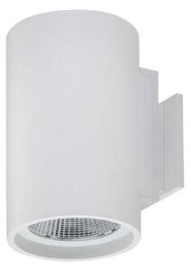 BRUMBERG Tubic kinkiet LED, cylinder, biały / opal, przedpokój, aluminium