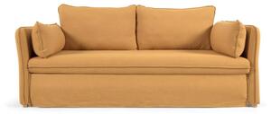Musztardowa rozkładana sofa 210 cm Tanit – Kave Home