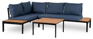 Granatowa nowoczesna sofa ogrodowa K5-H70