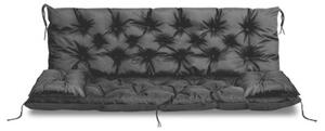 Zestaw poduszek ogrodowych Aio Factory 120x60x50 cm na huśtawkę czarne 1szt