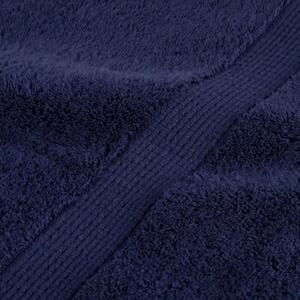 Ręczniki premium, solund, 4 szt., granatowe, 100x200 cm, 600 g/m²