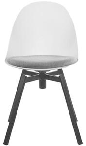 Obrotowe krzesło do biurka z poduszką VITO - biały
