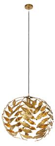 Vintage lampa wisząca antyczne złoto 50 cm - Lipa Oswietlenie wewnetrzne