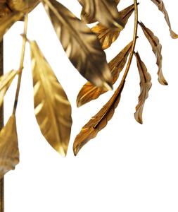 Lampa podłogowa vintage antyczne złoto 65 cm 4 światła - Linden Oswietlenie wewnetrzne
