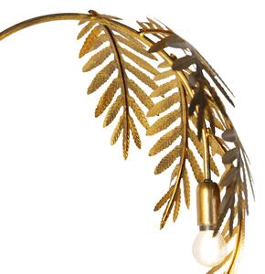 Lampa podłogowa vintage antyczne złoto 3-punktowa duża - Botanica Oswietlenie wewnetrzne