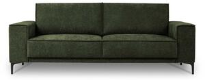 Zielona sofa z tkaniny szenilowej 224 cm Copenhagen – Scandic